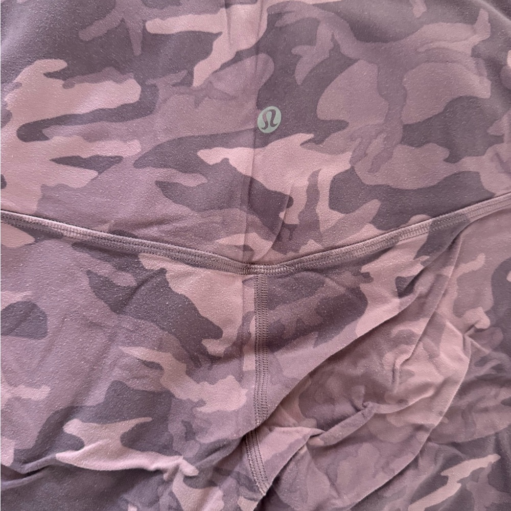 lululemon athletica Pink Camo Leggings Size 4